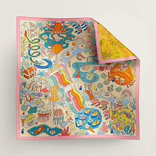 Hermès Splash Park シルクスカーフ 90cm Splash Park double face scarf 90 | Hermès Netherlands